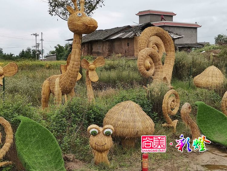 稻草草雕藝術的特點、工藝和適用場景